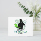 Technische ondersteuning maakt het niet uit dat de briefkaart (Staand voorkant)