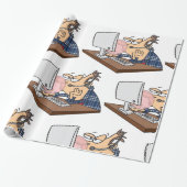 Technische ondersteuning om een bubbeltje te blaze cadeaupapier (Uitgerold)