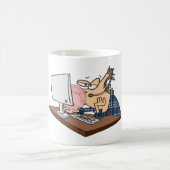 Technische ondersteuning om een bubbeltje te blaze koffiemok (Center)