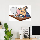 Technische ondersteuning om een bubbeltje te blaze poster