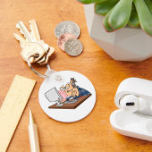 Technische ondersteuning om een bubbeltje te blaze sleutelhanger