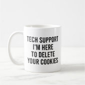 Technische ondersteuning om uw cookies te verwijde koffiemok (Links)