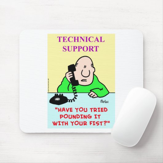 technische ondersteuning - oprichtingslijst muismat (Met muis)