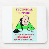 technische ondersteuning - oprichtingslijst muismat (Voorkant)