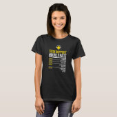 Technische ondersteuning per uur Tarief Tech Compu T-shirt (Voorkant volledig)