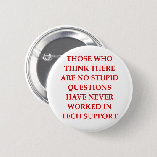 technische ondersteuning ronde button 5,7 cm (Voorkant /achterkant)
