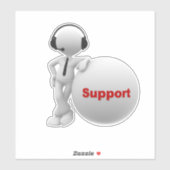 Technische ondersteuning sticker (Vel)