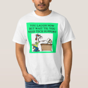 technische ondersteuning t-shirt