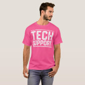 Technische ondersteuning t-shirt (Voorkant volledig)