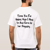 Technische ondersteuning t-shirt (Achterkant)