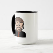 Technische ondersteuning: "Uit en weer aan" Mok (Voorkant links)