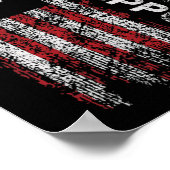 Technische ondersteuning Us Flag Witte Huis Techni Poster (Hoek)