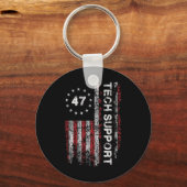 Technische ondersteuning Us Flag Witte Huis Techni Sleutelhanger (Voorkant)
