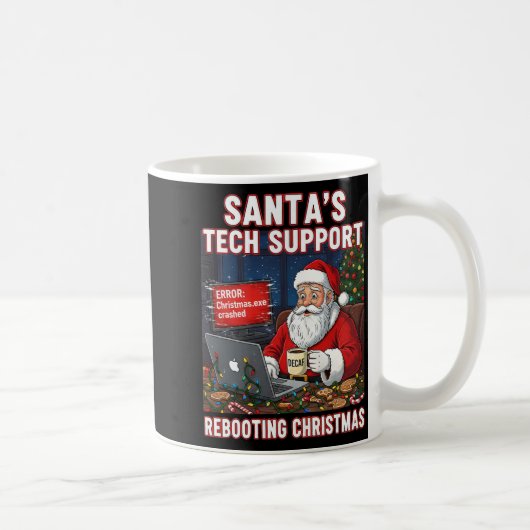 Technische ondersteuning van Kerstman herstart gra Koffiemok (Rechts)