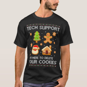 Technische ondersteuning Verwijdert uw cookies Bak T-shirt