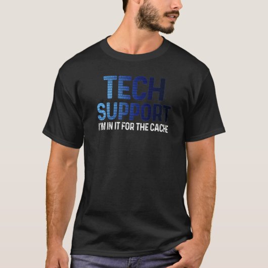 Technische ondersteuning voor de cache-IT T-shirt (Voorkant)
