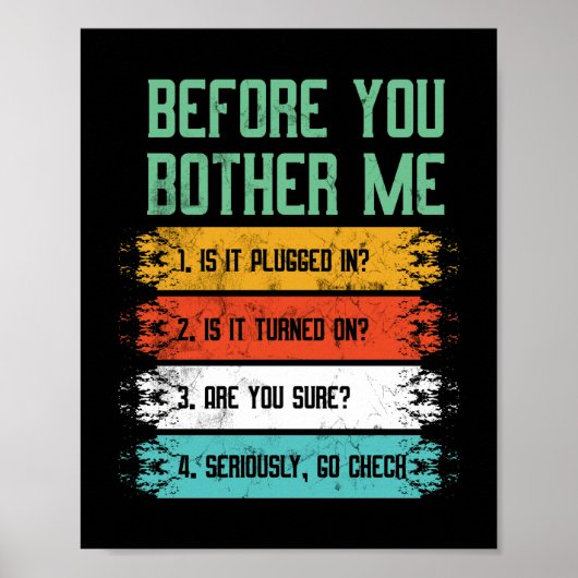 Technische ondersteuning voor informatietechnologi poster (Voorkant)