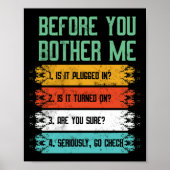 Technische ondersteuning voor informatietechnologi poster (Voorkant)