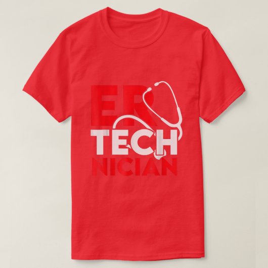 Technische ondersteuning voor noodsituatiekamer t-shirt (Design voorkant)