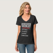 Technische ondersteuningschecklist Systeembeheer T-shirt (Voorkant volledig)