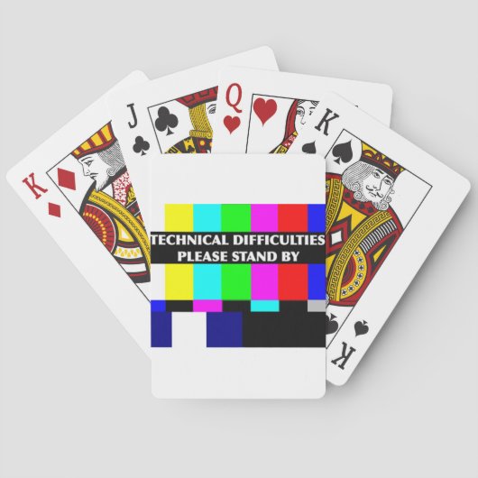 Technische problemen pokerkaarten (Achterkant)