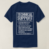 Technische support - Definitietech T-shirt (Design voorkant)