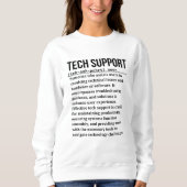 Technische support trui (Voorkant)