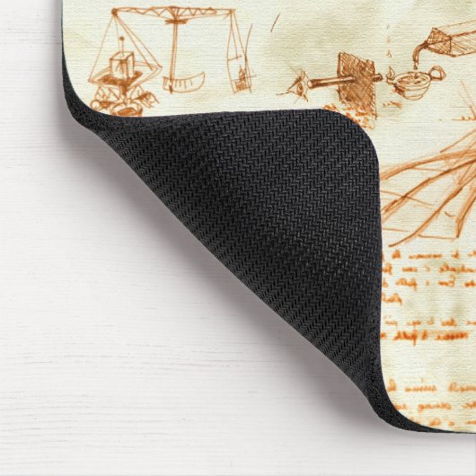 Technische tekening en schetsen door Leonardo Da V Muismat (Hoek)