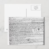 Technische tekeningen briefkaart (Voorkant / Achterkant)