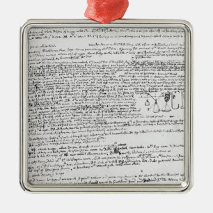 Technische tekeningen metalen ornament