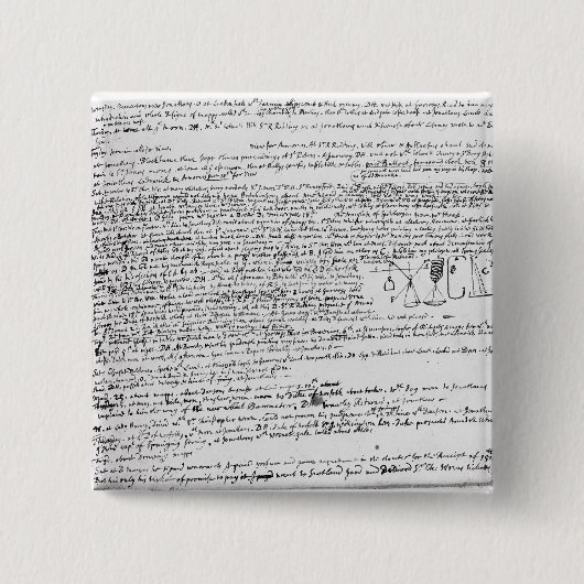 Technische tekeningen vierkante button 5,1 cm (Voorkant)