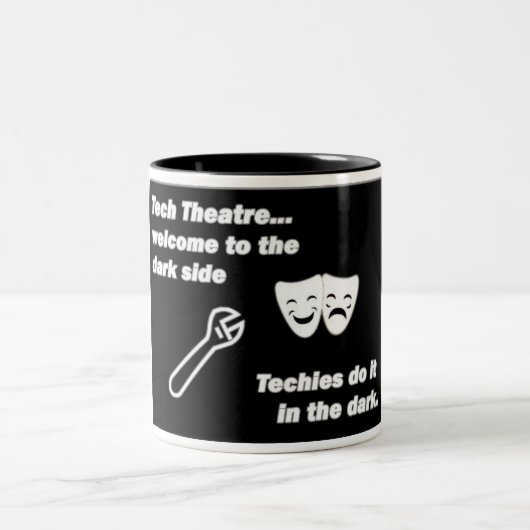 Technische theater tweekleurige koffiemok (Center)