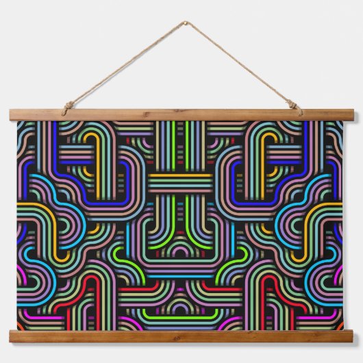 Technische treinen hangend wandkleed (Voorkant)