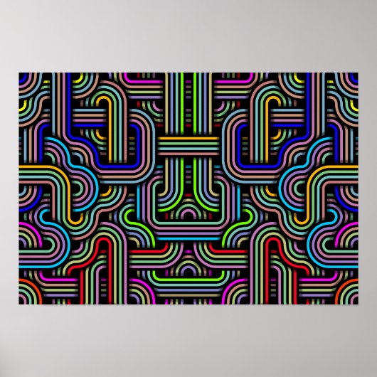 Technische treinen poster (Voorkant)