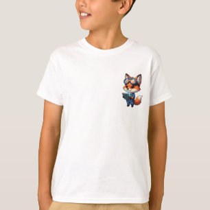 Technische Vos Draagt Beschermbril Kinderen T-shirt