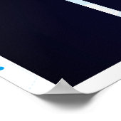 Technische werknemer van de maand display voor 4x6 poster (Hoek)
