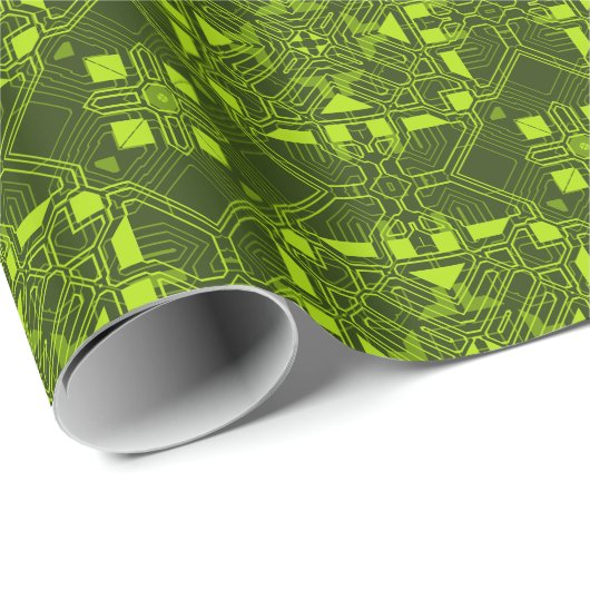 Techno 1 Verpakkingspapier Cadeaupapier (Rol Hoek)