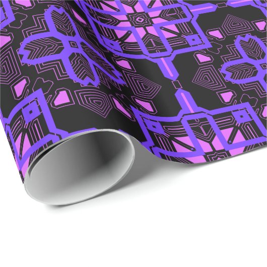 Techno 2-opvulpapier cadeaupapier (Rol Hoek)