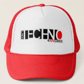 Techno 4 geen antwoord trucker pet (Voorkant)