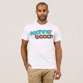 Techno Beach T-shirt (Voorkant volledig)
