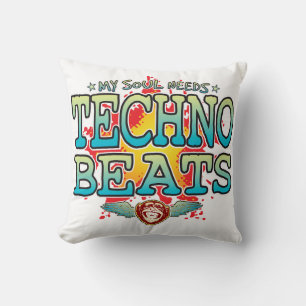 Techno Beats Soul Kussen