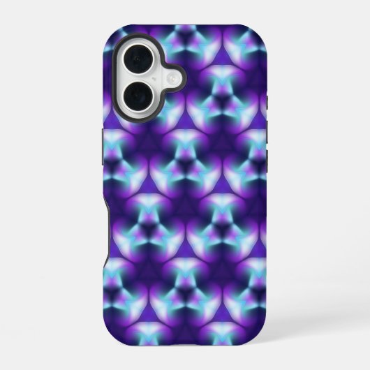 Techno Blue iPhone 16 Hoesje (Achterkant)