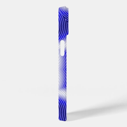 TECHNO BLUE STAR SAPPHIRE GEMSTONE Case-Mate iPhone CASE (Achterkant / Rechts)