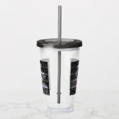 Techno Boeket Acryl Tumbler Drinkbeker (Rechts)