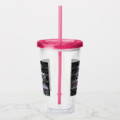 Techno Boeket Acryl Tumbler Drinkbeker (Rechts)
