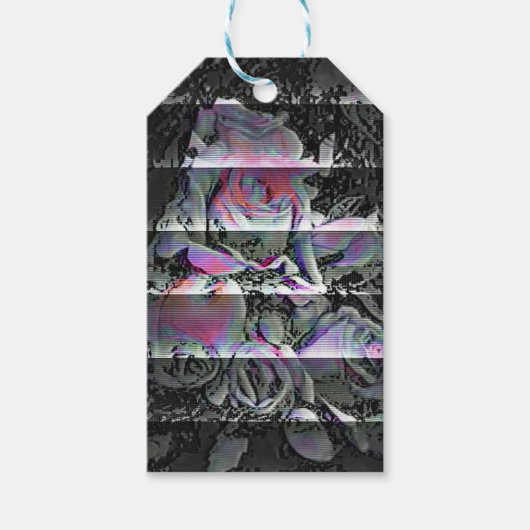 Techno Boeket Cadeaubijslagen Cadeaulabel (Voorkant)