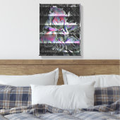Techno Boeket Canvas Afdruk (Insitu (Slaapkamer))