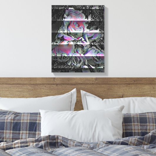 Techno Boeket Canvas Afdruk (Insitu (Slaapkamer))