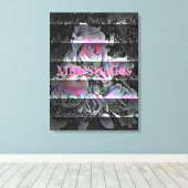 Techno Boeket Canvasprint Canvas Afdruk (Insitu (Houten vloer))