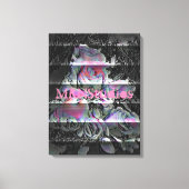 Techno Boeket Canvasprint Canvas Afdruk (Voorkant)